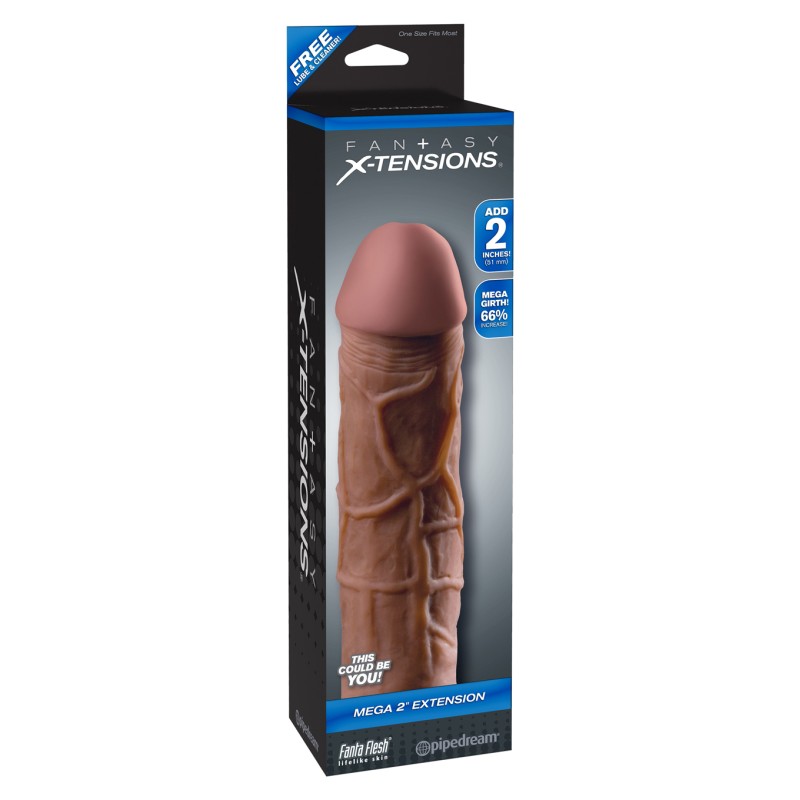 Stymulator-FX MEGA 2"""" EXTENSION BROWN